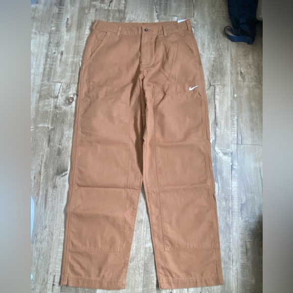 Nike Light Brown Workwear Loose Fit Double Knee Pants